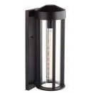 Globe Electric Beckham 1-Light Black Outdoor Wall Mount Sconce