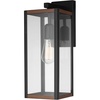 Matte Black  Faux Wood