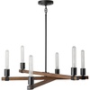 Matte Black  Faux Wood