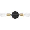 Matte Black & Brass  Alexandria