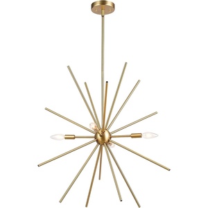 GLOBE Electric 67000064 4-Light Convertible Flush Mount Chandelier, Matte Black, Brass Accents, Opal Glass, Light Fixtures Ceiling Mount, Ceiling Light for Bedroom, Lighting for Hallway(Celeste)