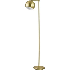 Globe Electric 12915 60″ Floor Lamp, Satin Gold Finish, Vintage Glam Design, in-Line Switch, E26 Base, Gold and Brass Modern Floor Lamp for Living Rooms and Bedrooms(Molly (Gold))