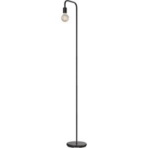 Globe Electric 12937 Holden 70″ Floor Lamp, Black, Satin Finish, in-Line On/Off Foot Switch(Black)