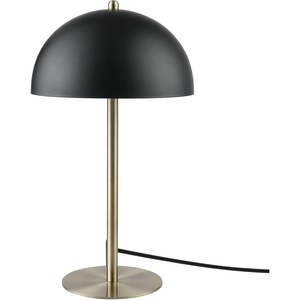 Globe Electric 12976 Haydel 21″ 2-Light Table Lamp, Matte Brass, Double On/Off Pull Chain(Luna (Black))