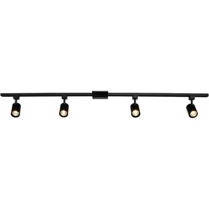 Globe Electric 59738 Tribeca 4-Light 56″ Track Lighting Kit, Matte Black, Bulb Not Included(Matte Black)