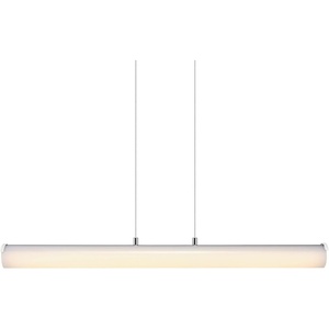 Globe Electric 60334 Johnnie Pendant Lighting, Faux Wood(Chrome)