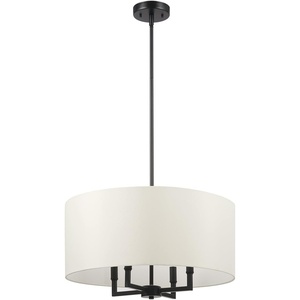 Globe Electric 60340 Emery Pendant Lighting, Matte Brass, Bulb Not Included(Matte Black  Emery)