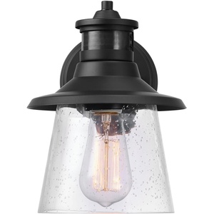 Globe Electric 91007495 Juno 10″ Tall Outdoor Wall Sconce – Matte Black