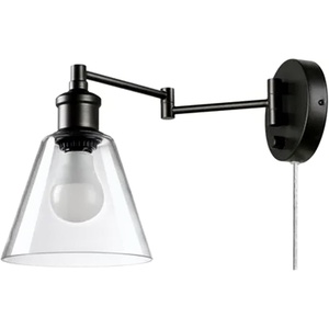Globe Electric Company 65392 1 Light Plug in Sconce, Dark Bronze