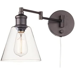 Globe Leclair 1 Oil Rubbed Bronze Bronze Wall Sconce