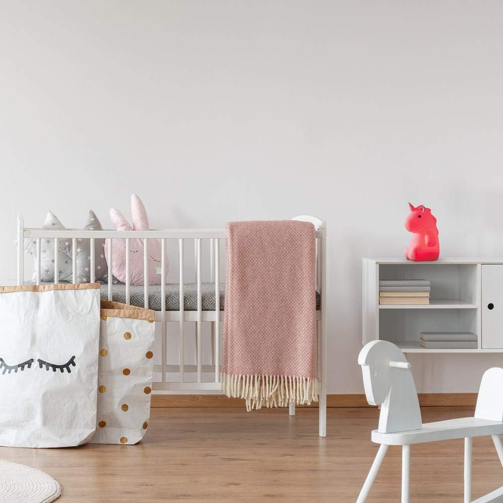 image:imageAdorable Multicolor Changing Integrated LED Rechargeable Silicone Night Light for Baby and Kids Rooms Rylie The Unicorn