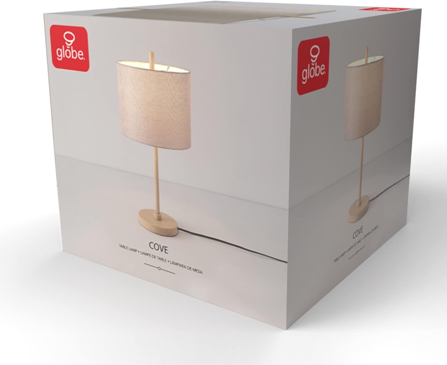 image:imageGLOBE Electric 65916 22 Table Lamp Light Faux Wood Jute Shade