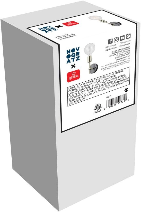 image:imageGLOBE Electric Owen 1Light Plugin or Hardwire Wall Sconce Antique Brass Socket Dark Bronze Cloth Cord 51371 Bulb Not IncludedPack of 1