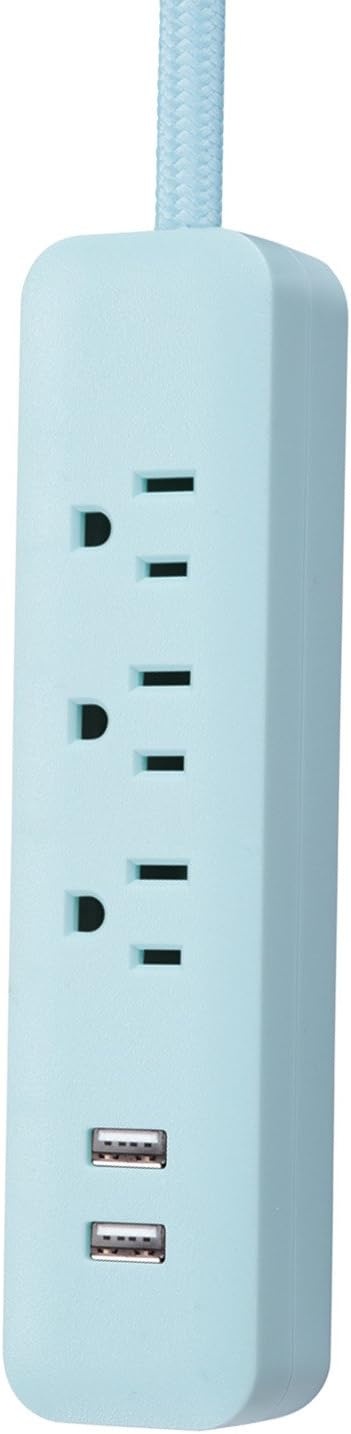 image:imageGlobe Electric 78257 Designer Series Power Strip Rose 3 OutletMint