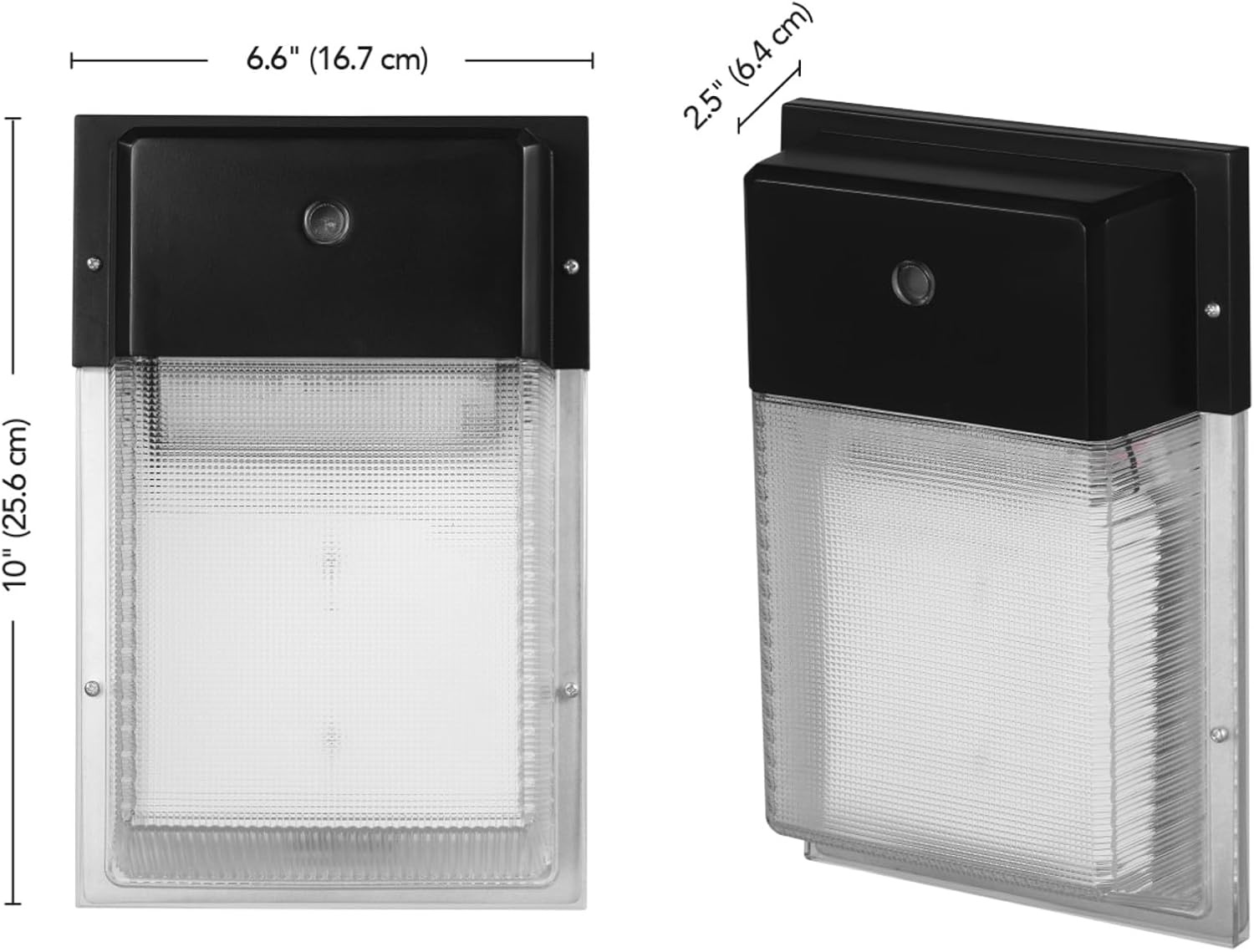 image:imageGlobe Electric 110Degree 15W Slim Black 50010001500 Lumens Hardwired Motion Activated Outdoor Integrated LED Security Light Outdoor Outside House LightsBlack 2000 LM