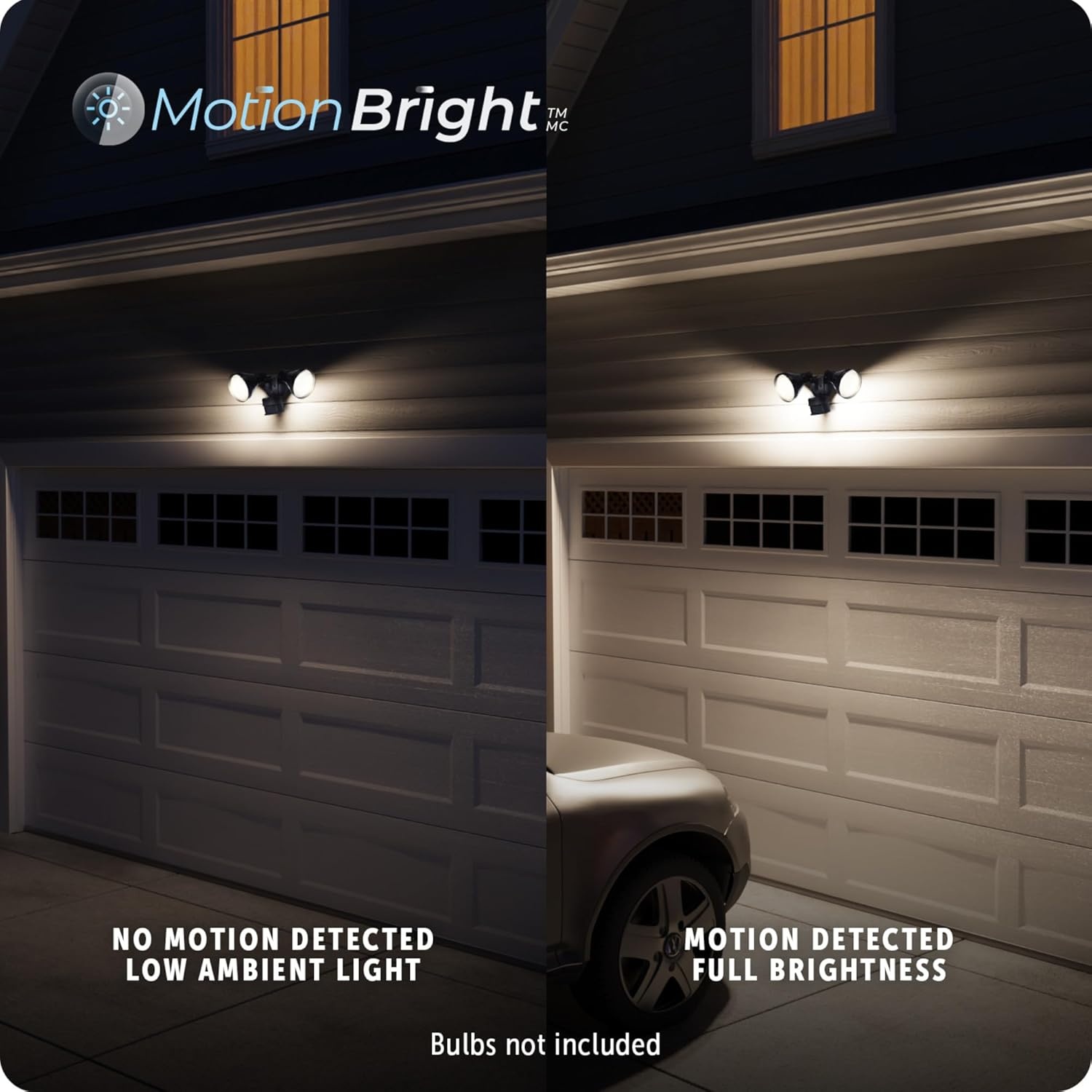 image:imageGlobe Electric 17000140 180Degree 240 W Twin Head Black Hardwired Motion Sensor Security Flood Light with MotionBrightPack of 1