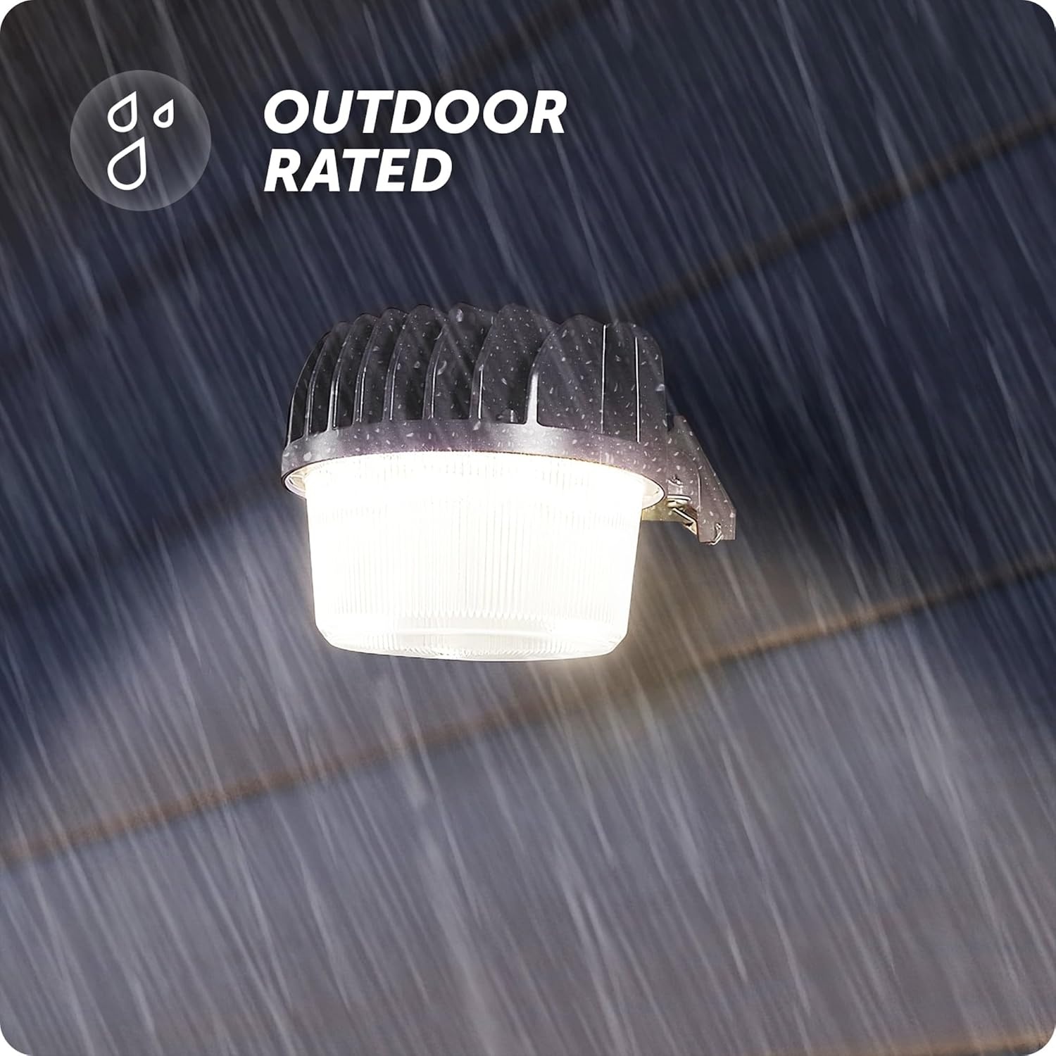 image:imageGlobe Electric 17000190 14W Curved Head Black 1200 Lumens Hardwired Automatic Dusk to Dawn Outdoor Integrated LED Flood Light Security Light Spotlight Outside House LightsLight Bronze