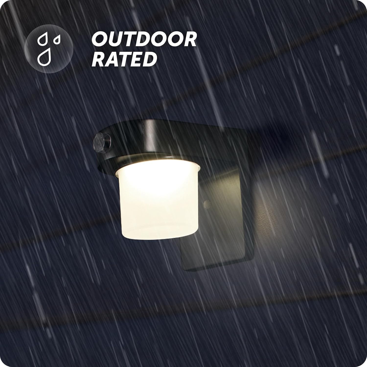 image:imageGlobe Electric 17000190 14W Curved Head Black 1200 Lumens Hardwired Automatic Dusk to Dawn Outdoor Integrated LED Flood Light Security Light Spotlight Outside House LightsBlack 1000 LM