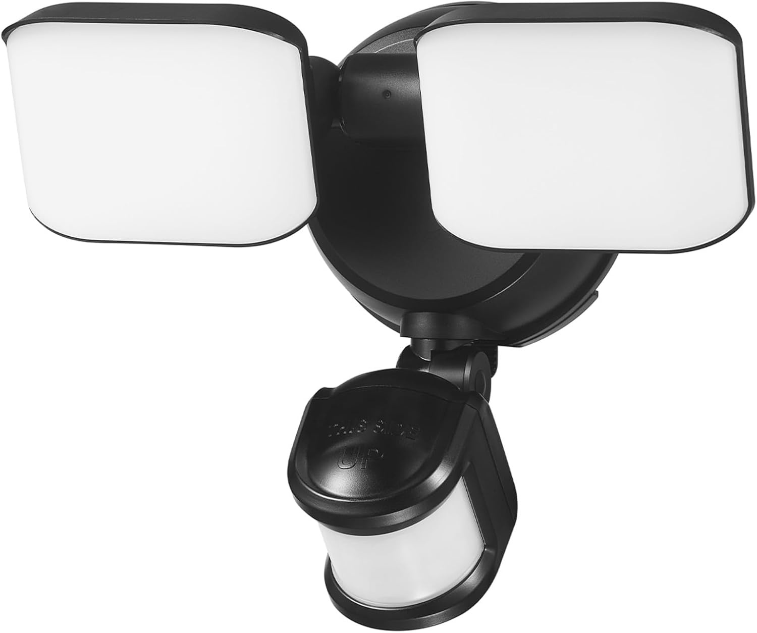image:imageGlobe Electric 180Degree 15W Triple Head White 2200 Lumens Battery Operated Outdoor Integrated LED Flood Light Security Light Outside House LightsBlack 600 Lumen