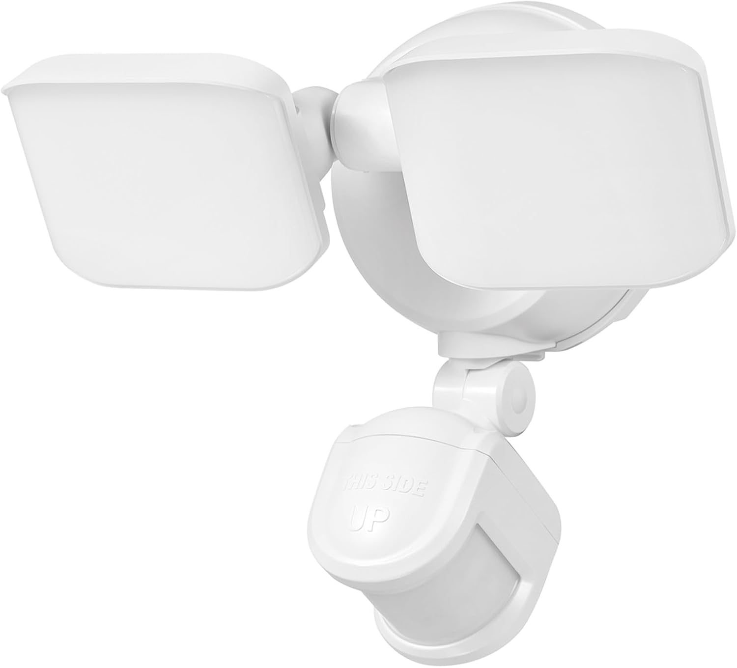 image:imageGlobe Electric 180Degree 15W Triple Head White 2200 Lumens Battery Operated Outdoor Integrated LED Flood Light Security Light Outside House LightsWhite 600 Lumen