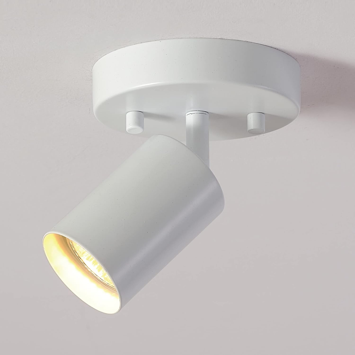 image:imageGlobe Electric 1Light Track Spotlight Matte White Pivoting Head Dimmable 57499