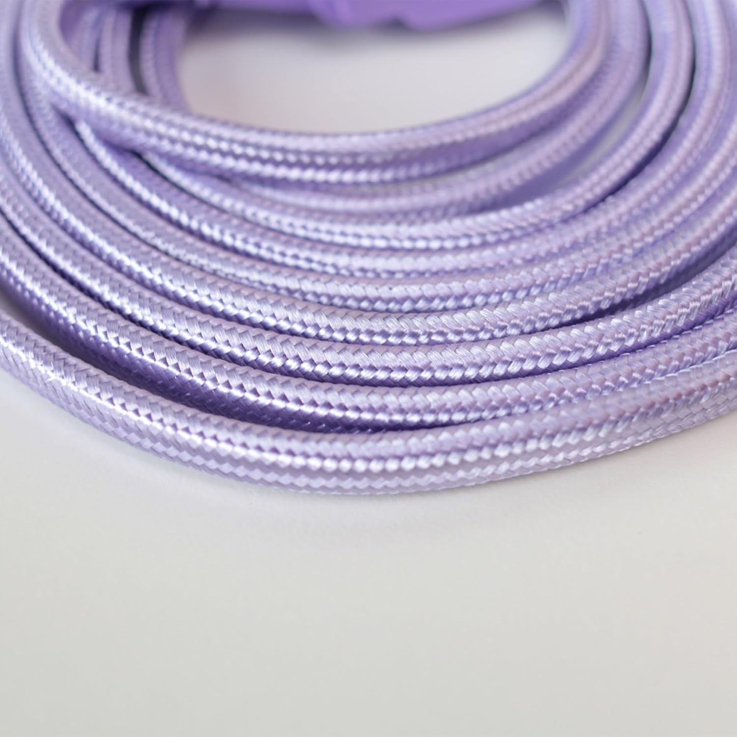 image:imageGlobe Electric 22892 Designer Series 9ft Fabric Extension Cord 3 Polarized Outlets Right Angle Plug 125 Volts Metallic Purple