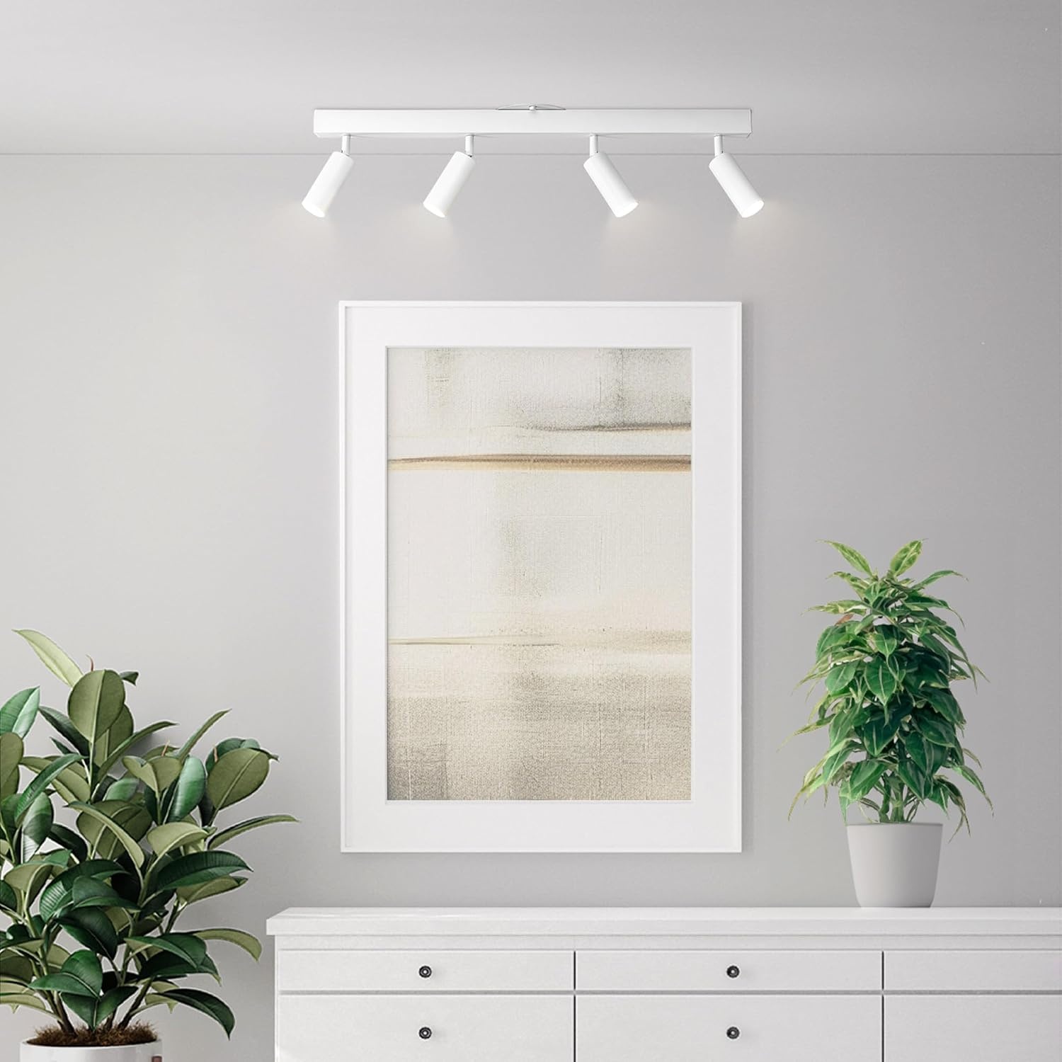 image:imageGlobe Electric 3Light Integrated LED Track Lighting Matte Black Adjustable Heads Dimmable 59941White Bianca