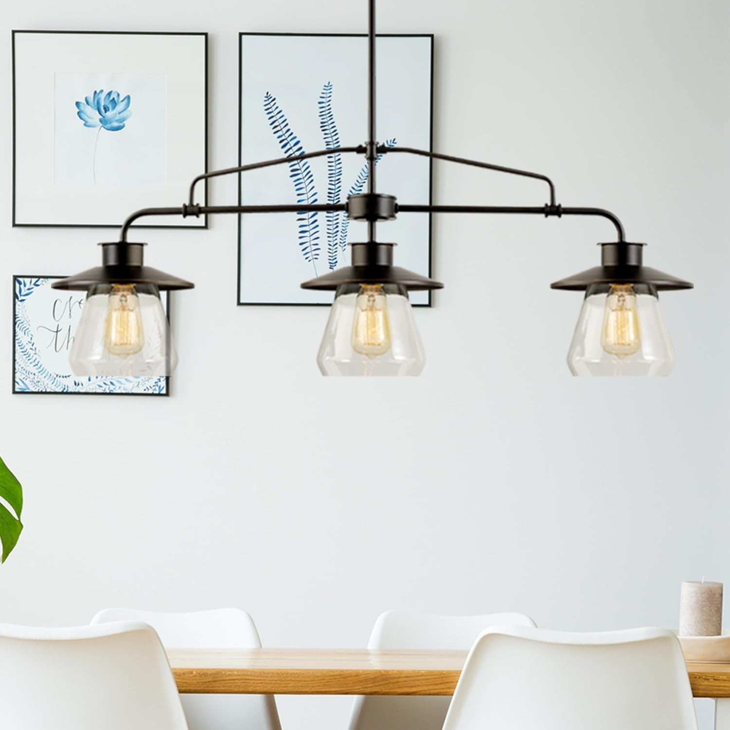 image:imageGlobe Electric 40W Equivalent Soft White 2000K Edison Candelabra Amber Glass Dimmable LED Light Bulb 31355 1Pack B10 VintageS60 40 Watt