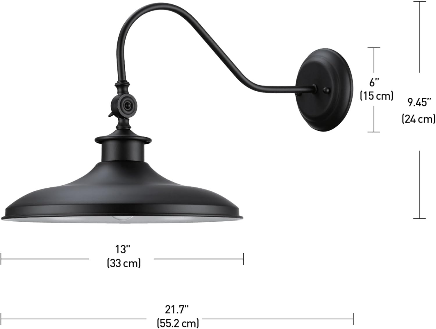 image:imageGlobe Electric 44095 Aedan 1Light Swivel Wall Sconce Black FinishAedan Black
