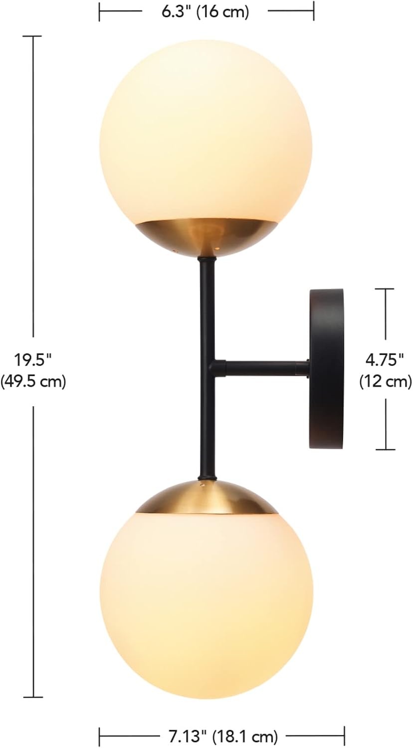 image:imageGlobe Electric 44095 Aedan 1Light Swivel Wall Sconce Black FinishCelestia Black