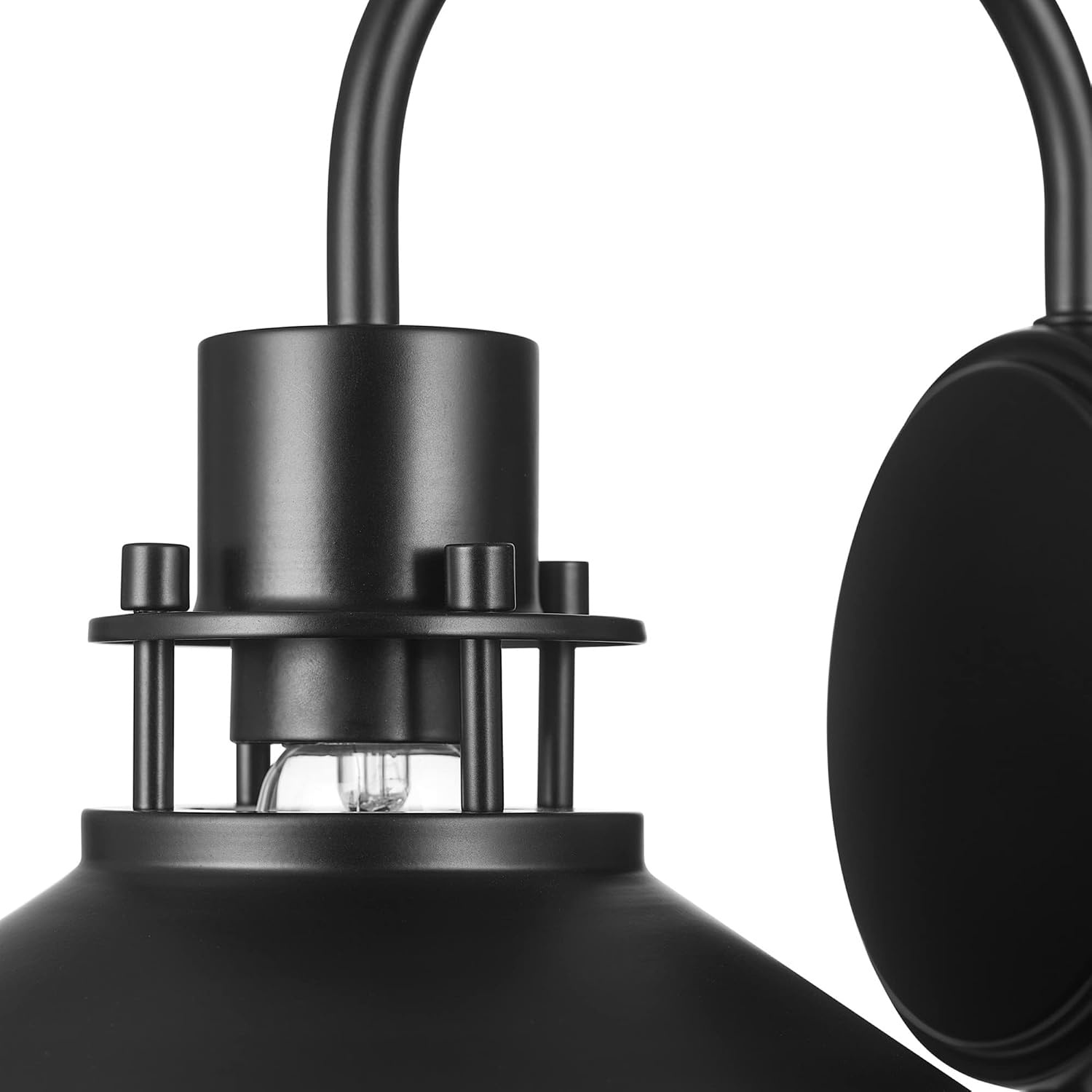 image:imageGlobe Electric 44095 Aedan 1Light Swivel Wall Sconce Black FinishWren Matte Black