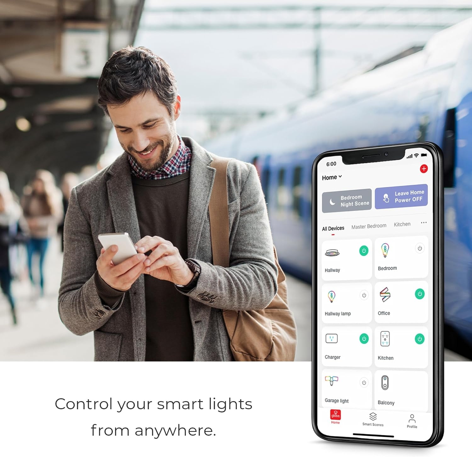 image:imageGlobe Electric 50284 WiFi Smart 4 Slim Baffle LED Recessed Lighting Kit 2Pack No Hub Required Voice Activated 9 Watts Multicolor RGB Tunable White 540 Lumens Wet Rated 425 Hole Size2 Count Pack of 1