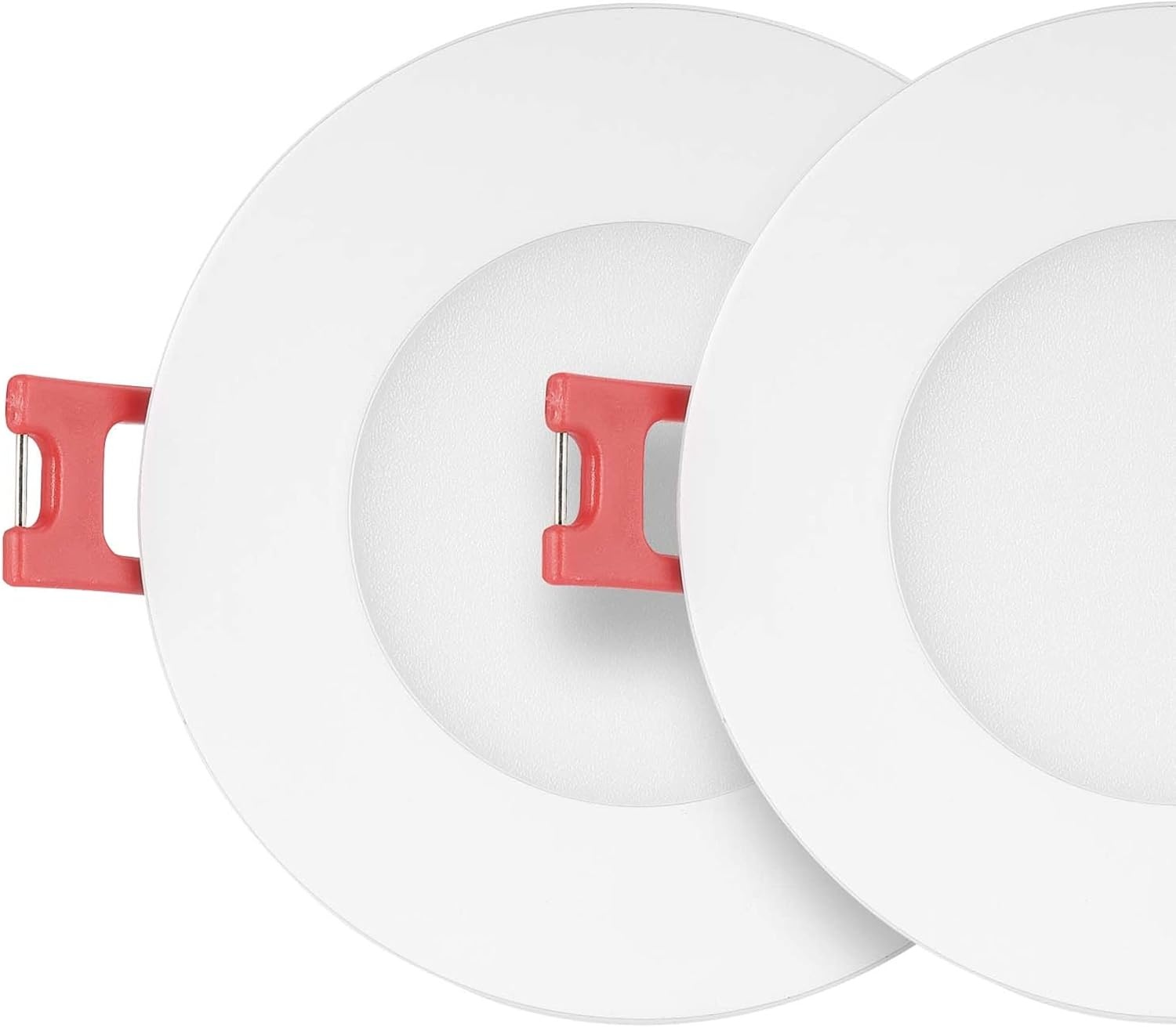 image:imageGlobe Electric 50466 WiFi Smart 3 Ultra Slim LED Recessed Lighting Kit 2Pack No Hub Required Voice Activated 7 W Multicolor Changing RGB Tunable White 2000K 5000K 390 Lumens Wet Rated2 Count Pack of 1
