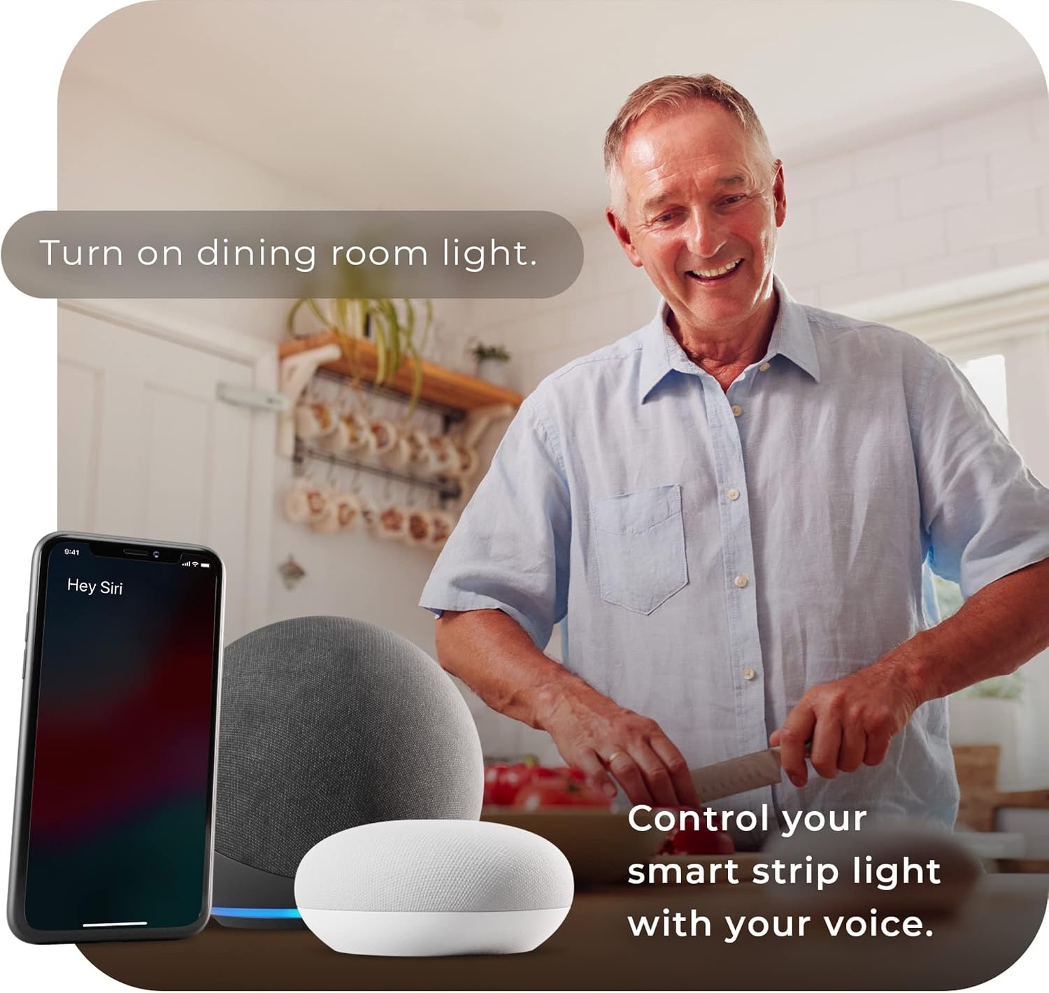 image:imageGlobe Electric 50502 WiFi Smart Multicolor Changing RGB LED Music Sync Plugin Strip Light No Hub Required Voice Activated 5 Meters164 Feet IP65 Rated 3000 Kelvin Smart Home Automation