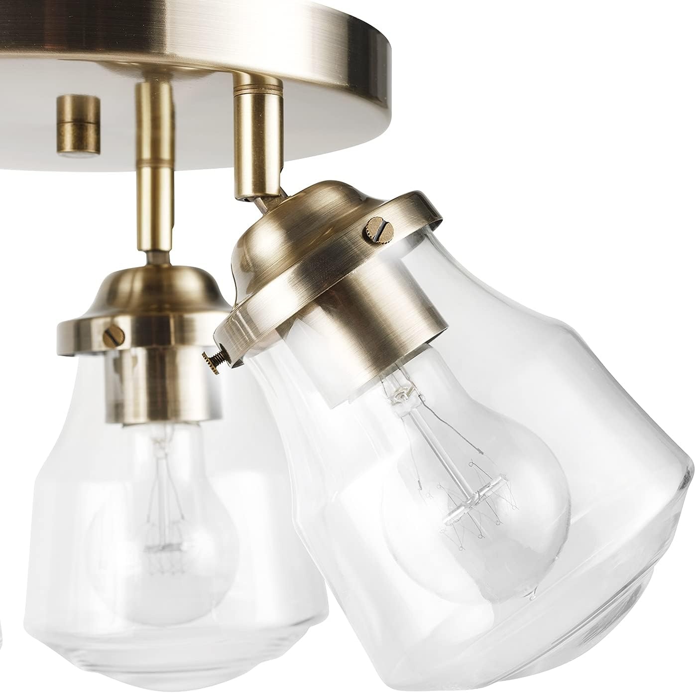image:imageGlobe Electric 59767 Mabel 3Light Track Lighting Antique Brass Frosted Glass Shades Bulbs Included GoldAntique Brass Gerald