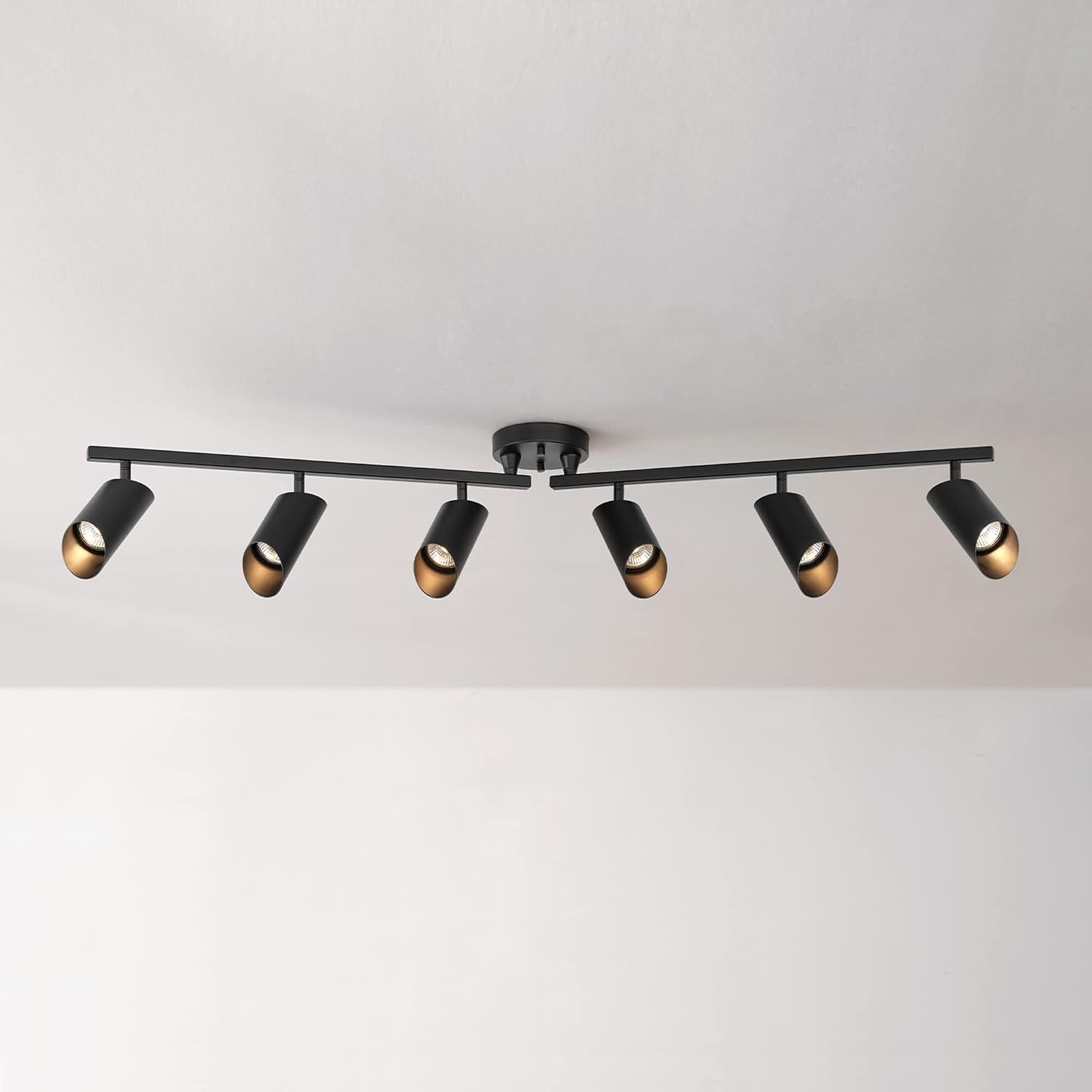 image:imageGlobe Electric 59969 Tempo 5Light Foldable Track Lighting Matte BlackBlack Christina 6Light