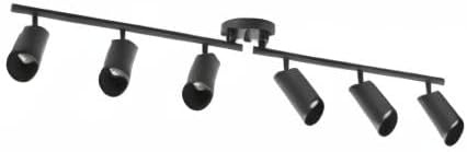 image:imageGlobe Electric 59969 Tempo 5Light Foldable Track Lighting Matte BlackBlack Christina 6Light