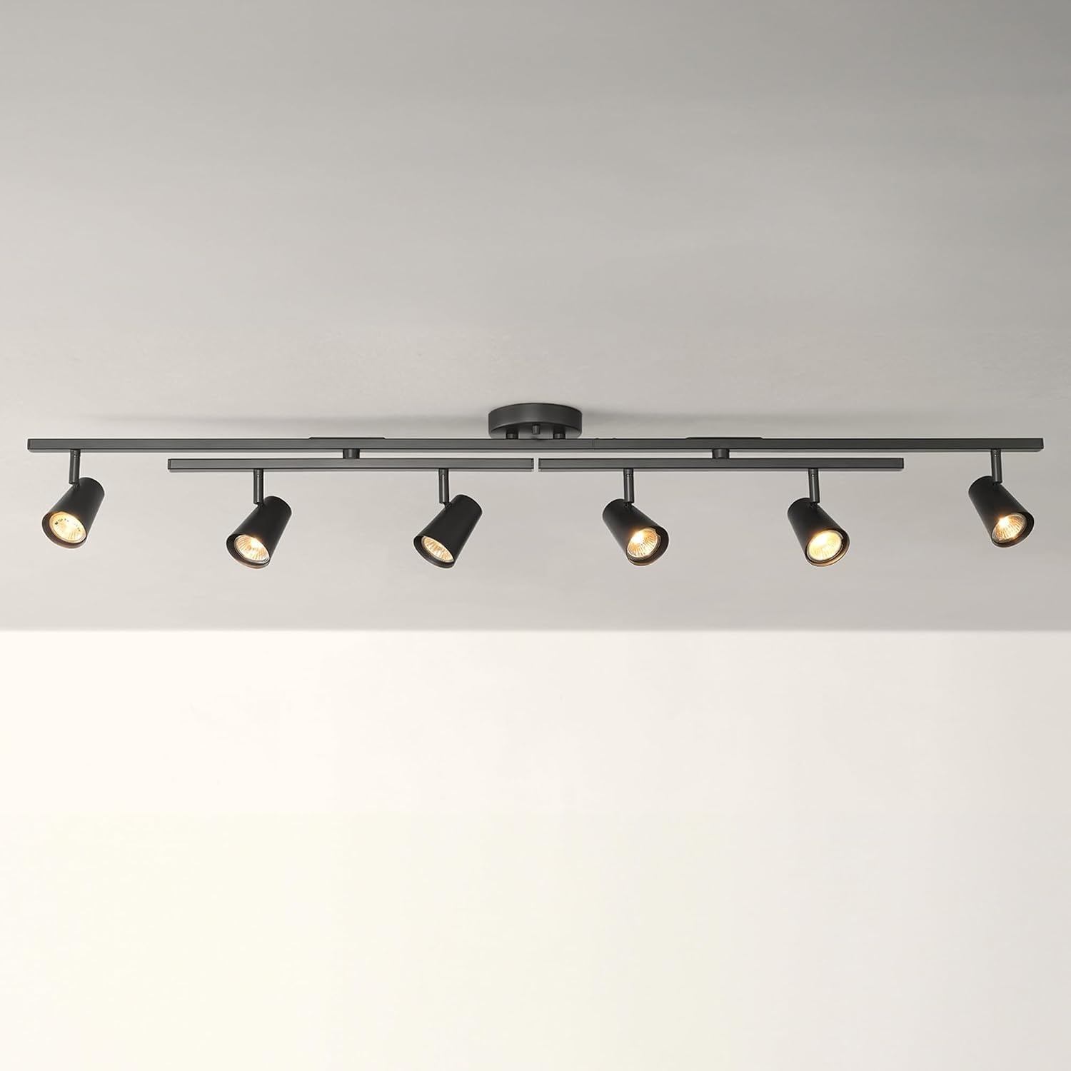 image:imageGlobe Electric 59969 Tempo 5Light Foldable Track Lighting Matte BlackBlack Ford 6Light
