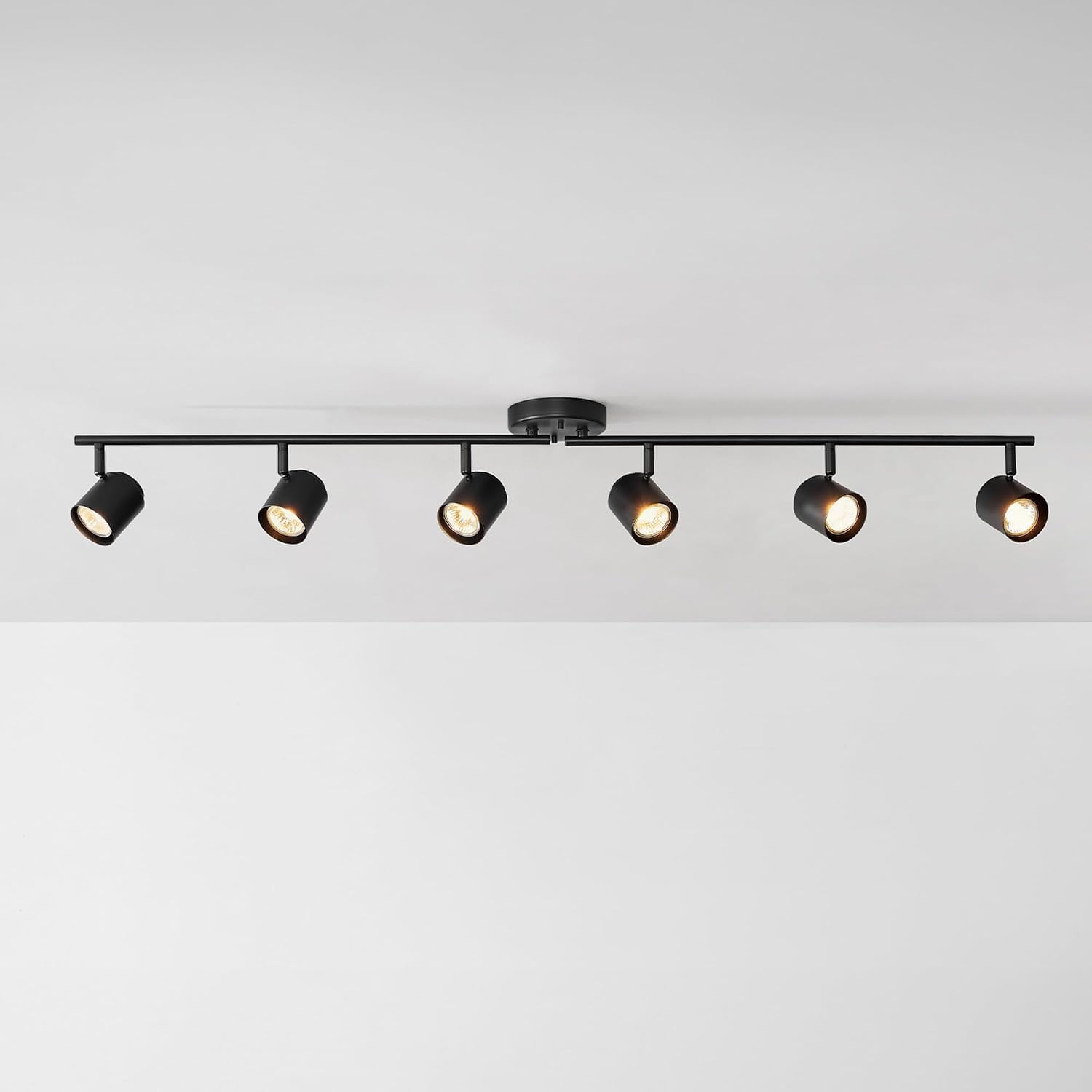 image:imageGlobe Electric 59969 Tempo 5Light Foldable Track Lighting Matte BlackBlack Walton 6Light