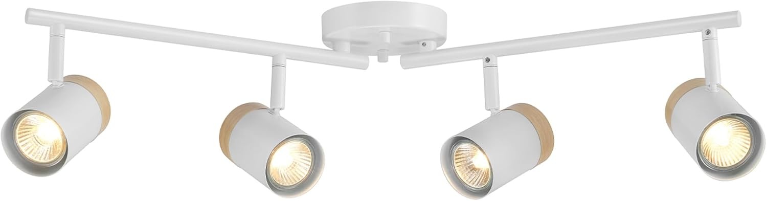 image:imageGlobe Electric 59969 Tempo 5Light Foldable Track Lighting Matte BlackWhite Hudson 4Light