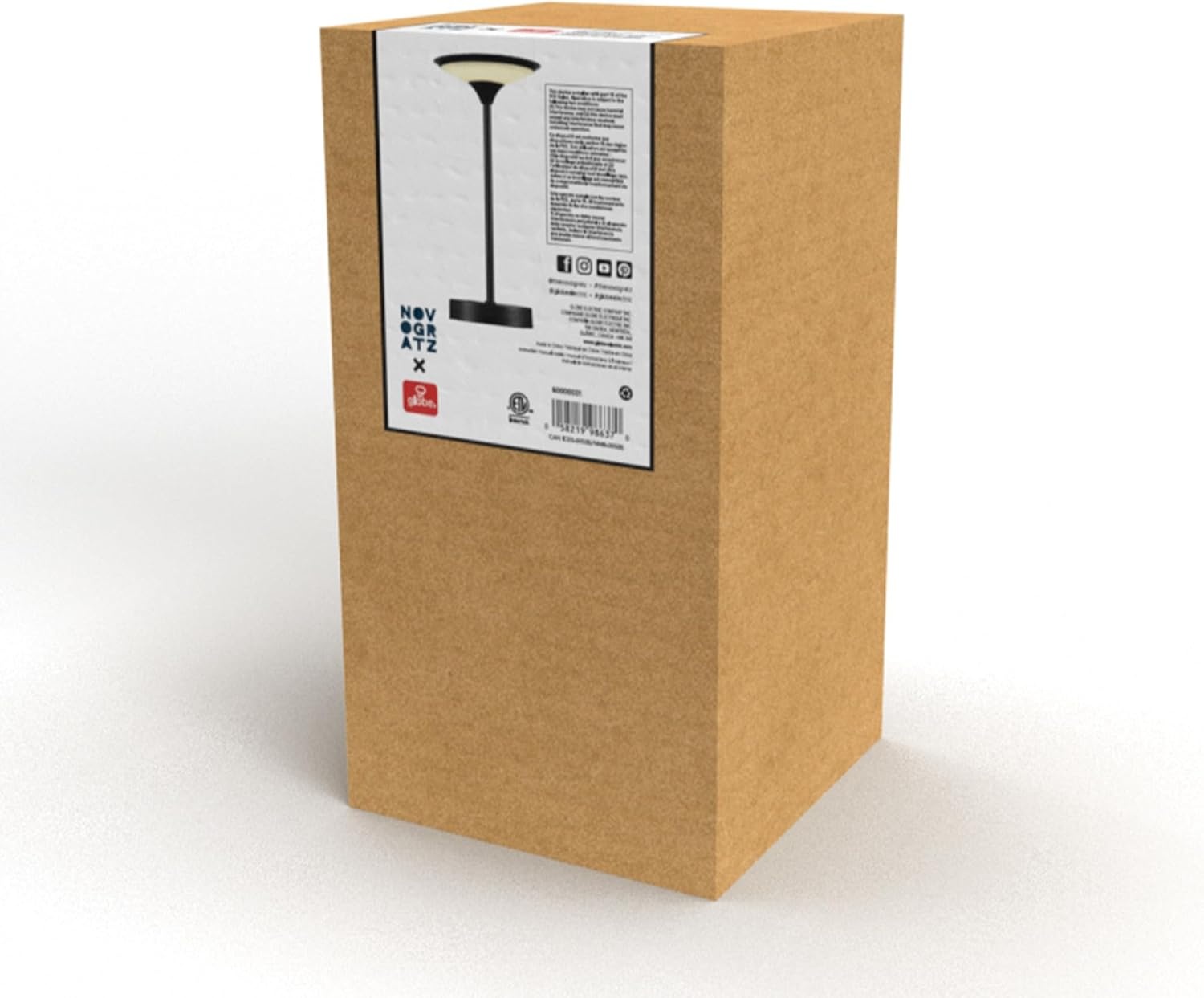 image:imageGlobe Electric 60000118 8 15W LED Integrated Outdoor Table Lamp Black Plugin Rechargeable Battery USBC Cable Frosted Acrylic Diffuser 4Step Dimmer Touch Switch Wet RatedBlack