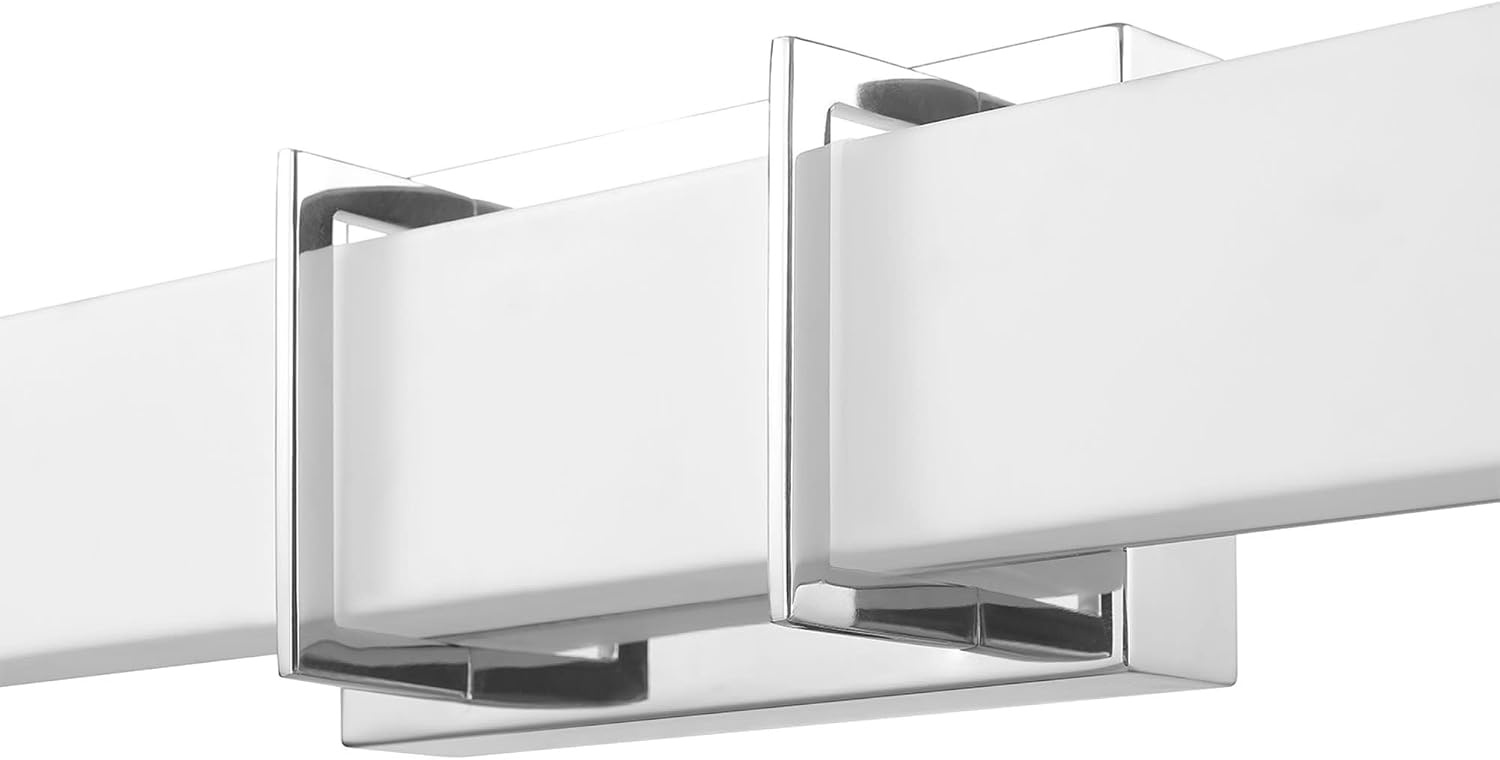 image:imageGlobe Electric 91005408 Horizon 24 Wide LED Bath Bar with Frosted Acrylic Shade Black