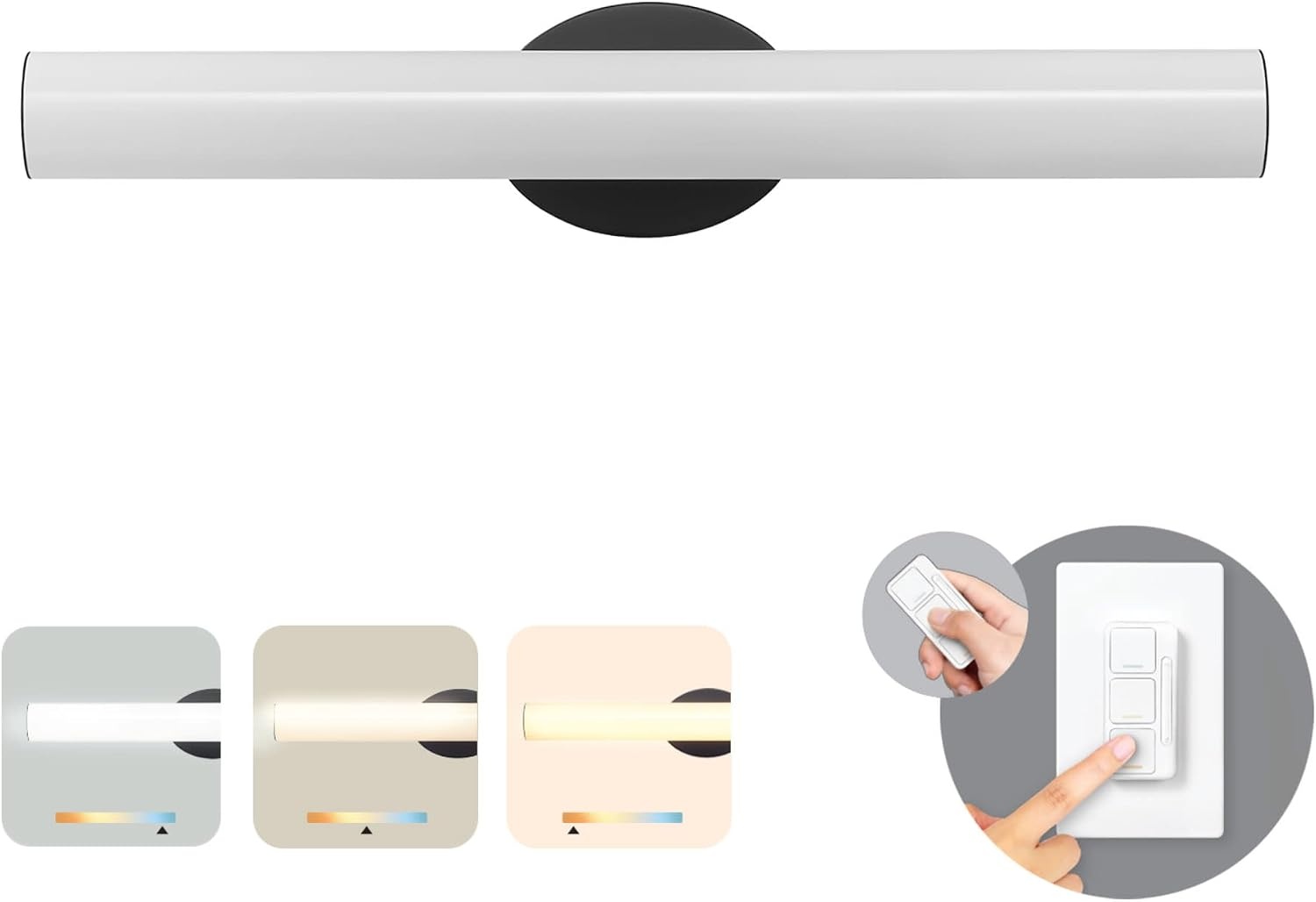 image:imageGlobe Electric 91005447 Pacific 24 Wide LED Bath Bar with Frosted Acrylic Shade Brass