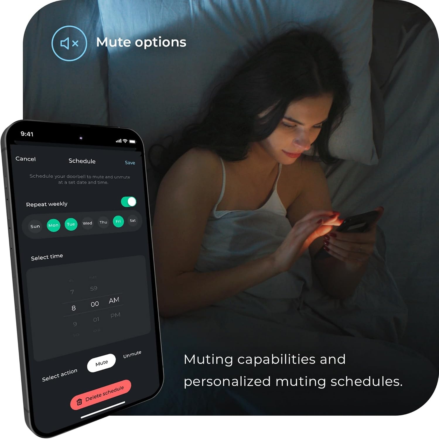 image:imageGlobe Electric 91009234 Heath Zenith Plastic Wired Smart Motion Detection Doorbell Kit Black