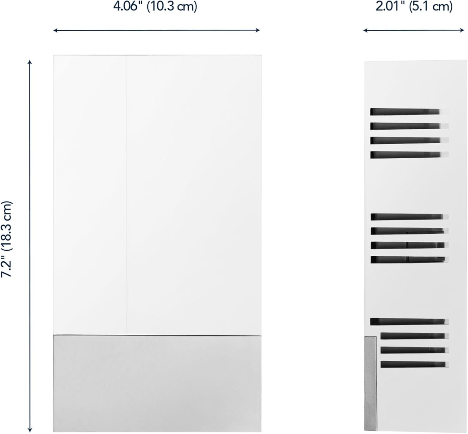 image:imageGlobe Electric 91009242 Heath Zenith Plastic Wired or Wireless Digital Doorbell Chime White