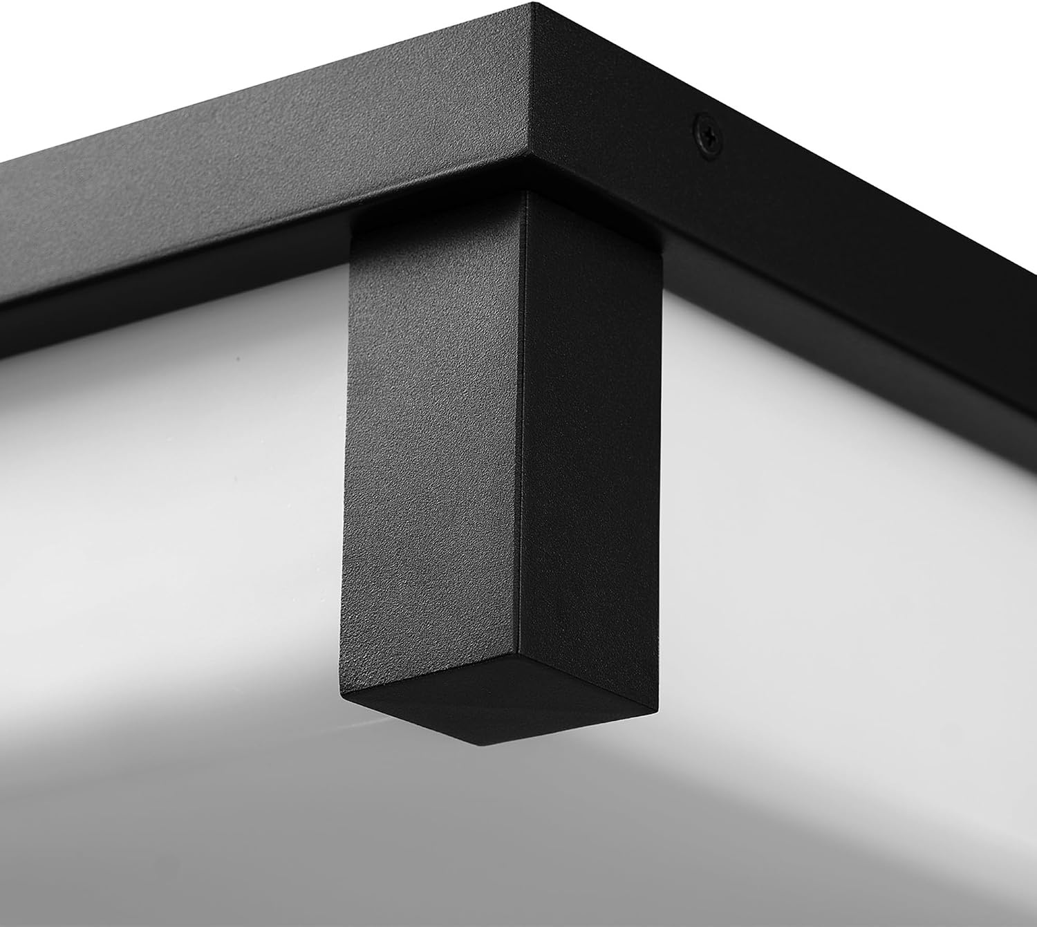 image:imageGlobe Electric 91009557 Armando 12 Wide Flush Mount Square Outdoor Ceiling Fixture Matte