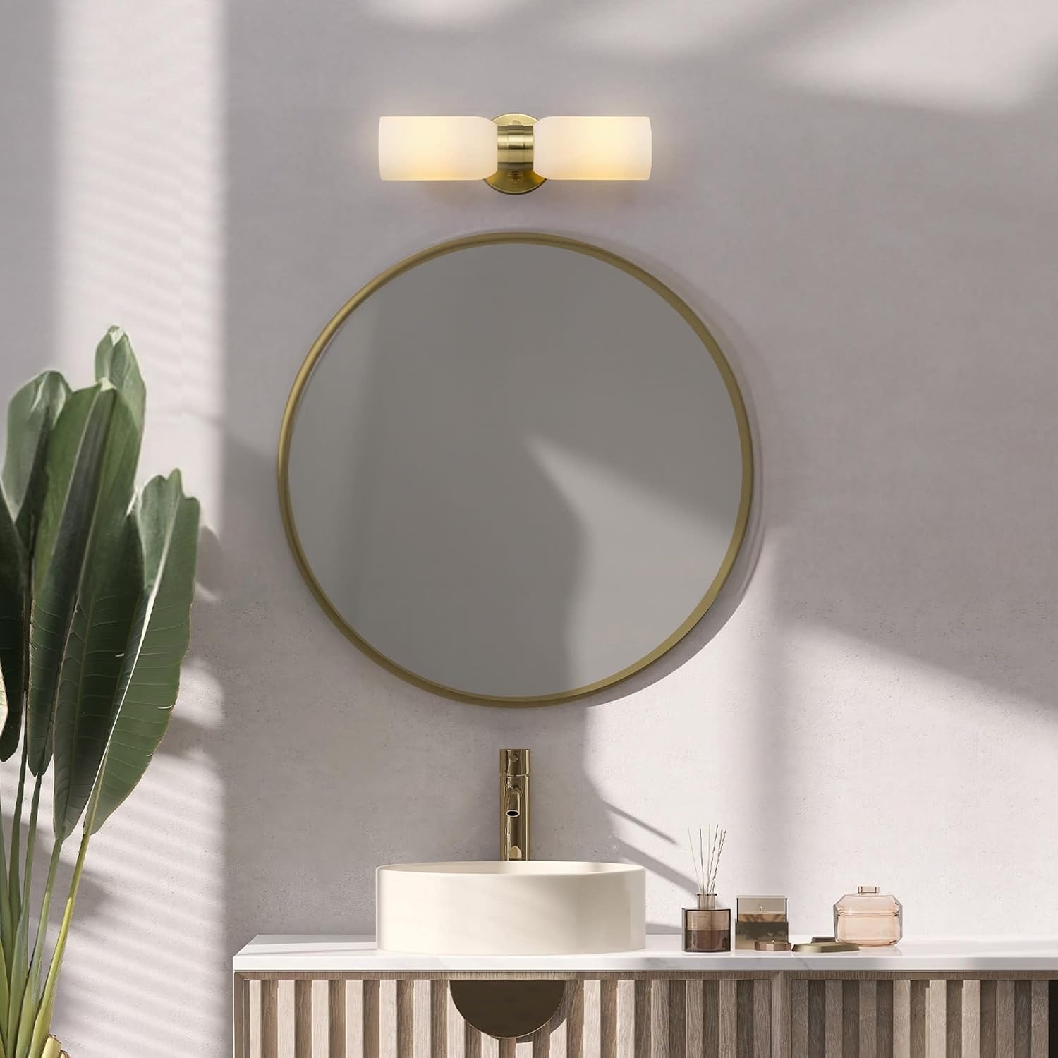 image:imageGlobe Electric 91009581 Kate 2 Light 15 Wide Vanity Light Matte