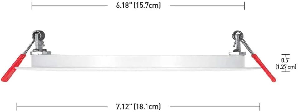 image:imageGlobe Electric 91416 DuoBright Recessed Light 6 White