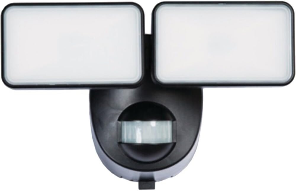 image:imageGlobe Electric HZ7161BK Heathco Battery Powered Security Light 180 Deg Sensing 400 Lumens Led Lamp 120 Vac 60 Hz Black