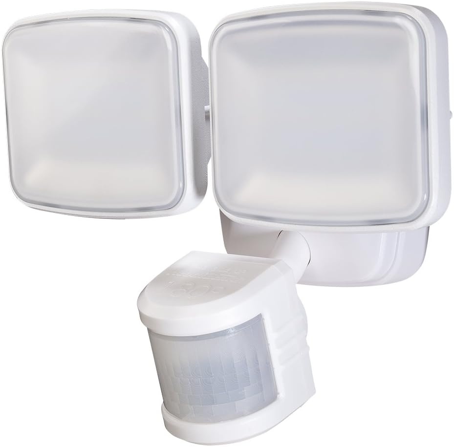 image:imageGlobe Electric Heath Zenith HZ5831WH Led Motion Activated Security Light 2100 lm Light Output amp 180 Motion Detection Zoneup to 70White